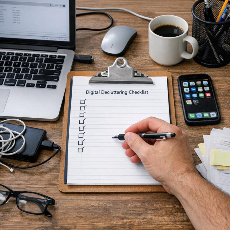 Digital Decluttering Checklist: How to Organize Files, Apps, and Emails